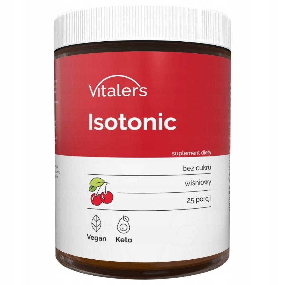 Vitaler's Isotonic Cherry Isotonic Sugar Free Salt Electrolytes 250 g Expiration date at least six months from the date of purchase