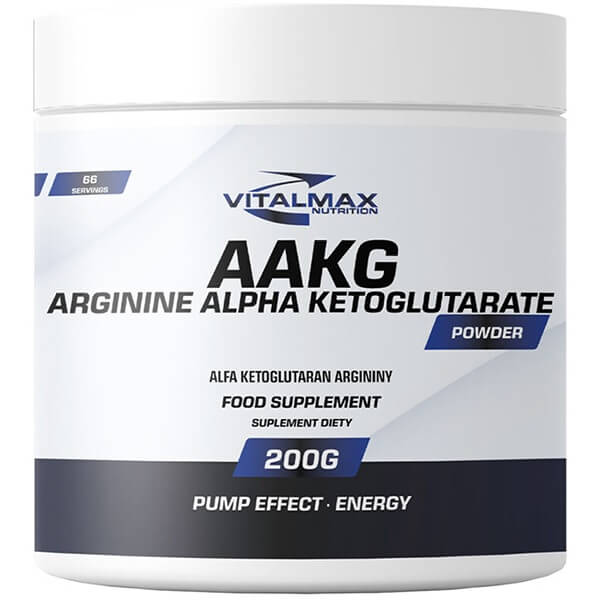 Vitalmax AAKG Powder 200g - Alpha Ketoglutarate Arginine Powder