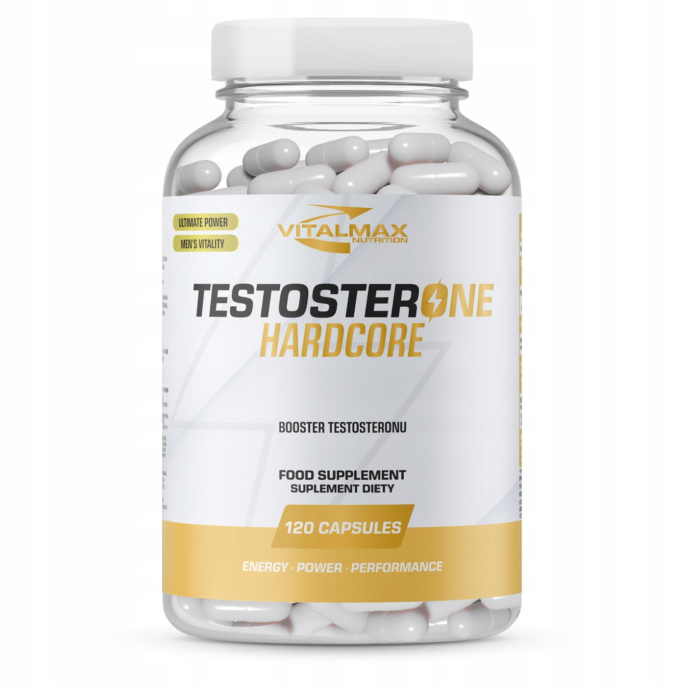 Vitalmax Testosterone Hardcore 120 kaps. testosterone libido mass strength