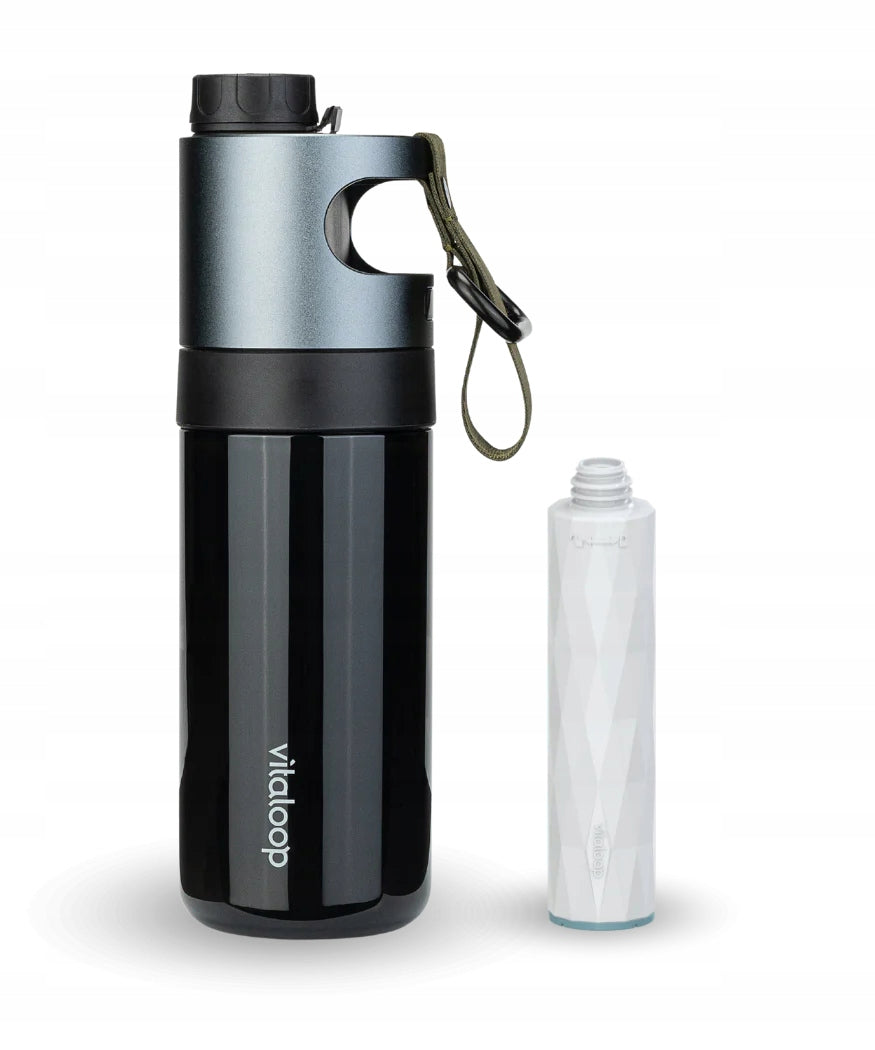 Vitaloop FlexGuard multi-stage water filtration bottle filter bottle Product height 26.5 cm