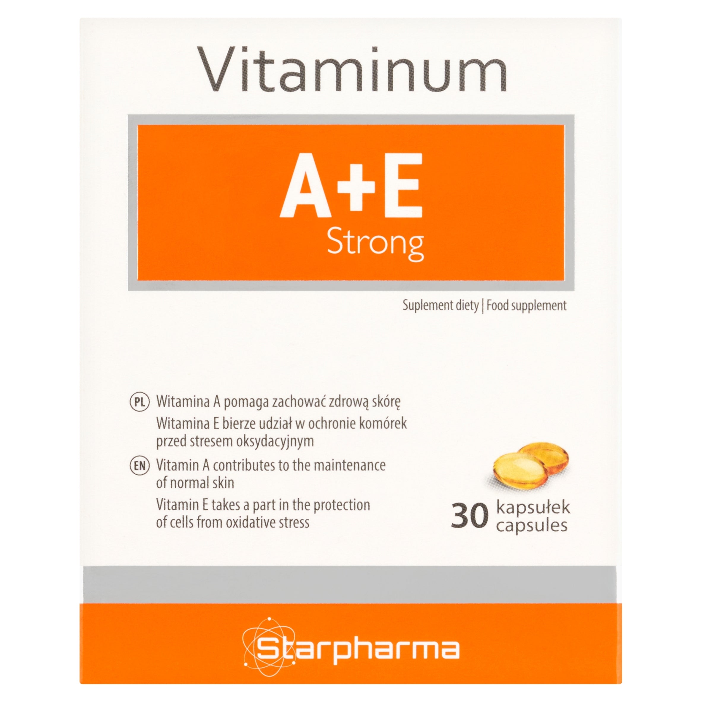 Vitamin A+E STARPHARMA Strong (30 capsules) Brand Starpharma