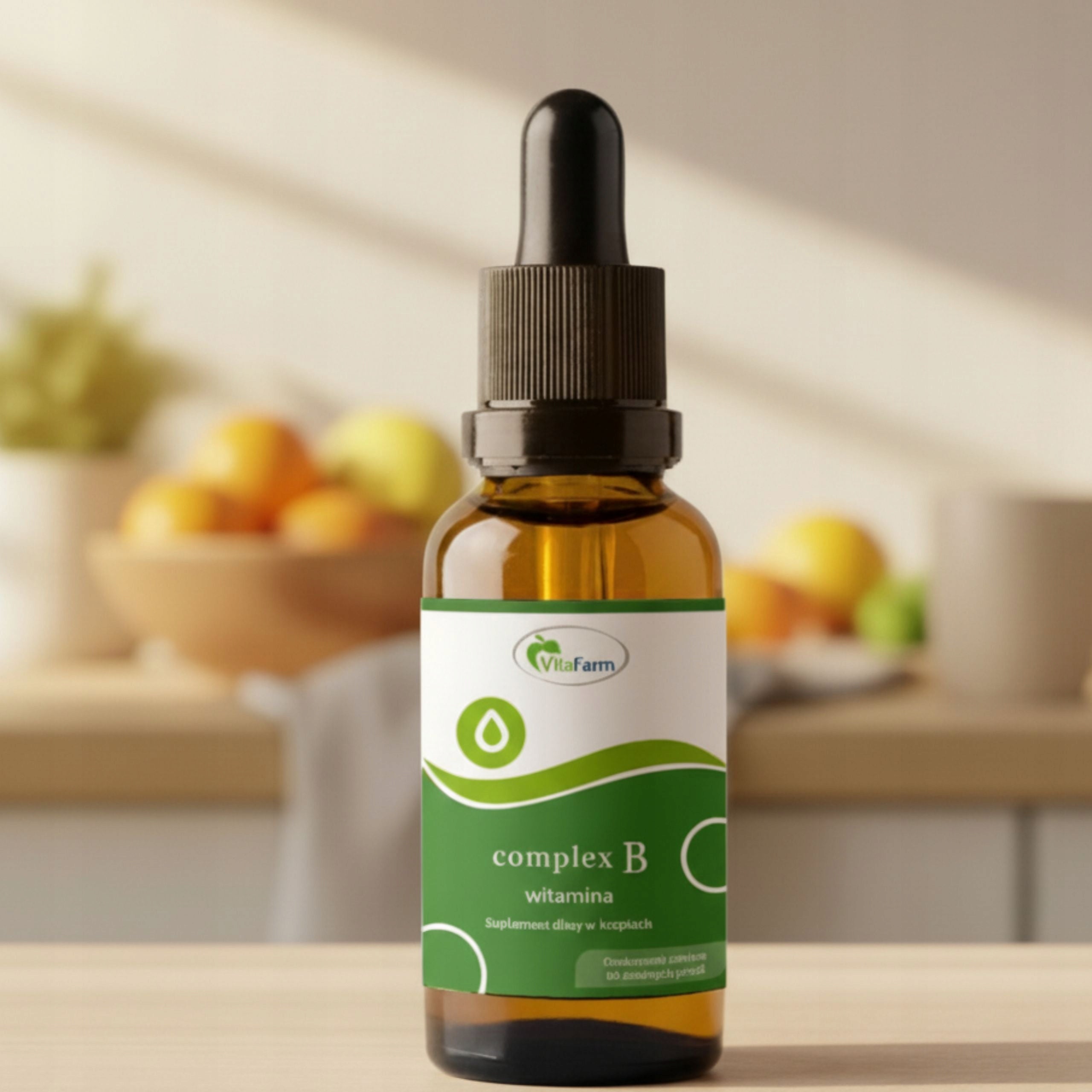 Vitamin B Complex 30 ml drops nervous system supplement for energy Packaging status original
