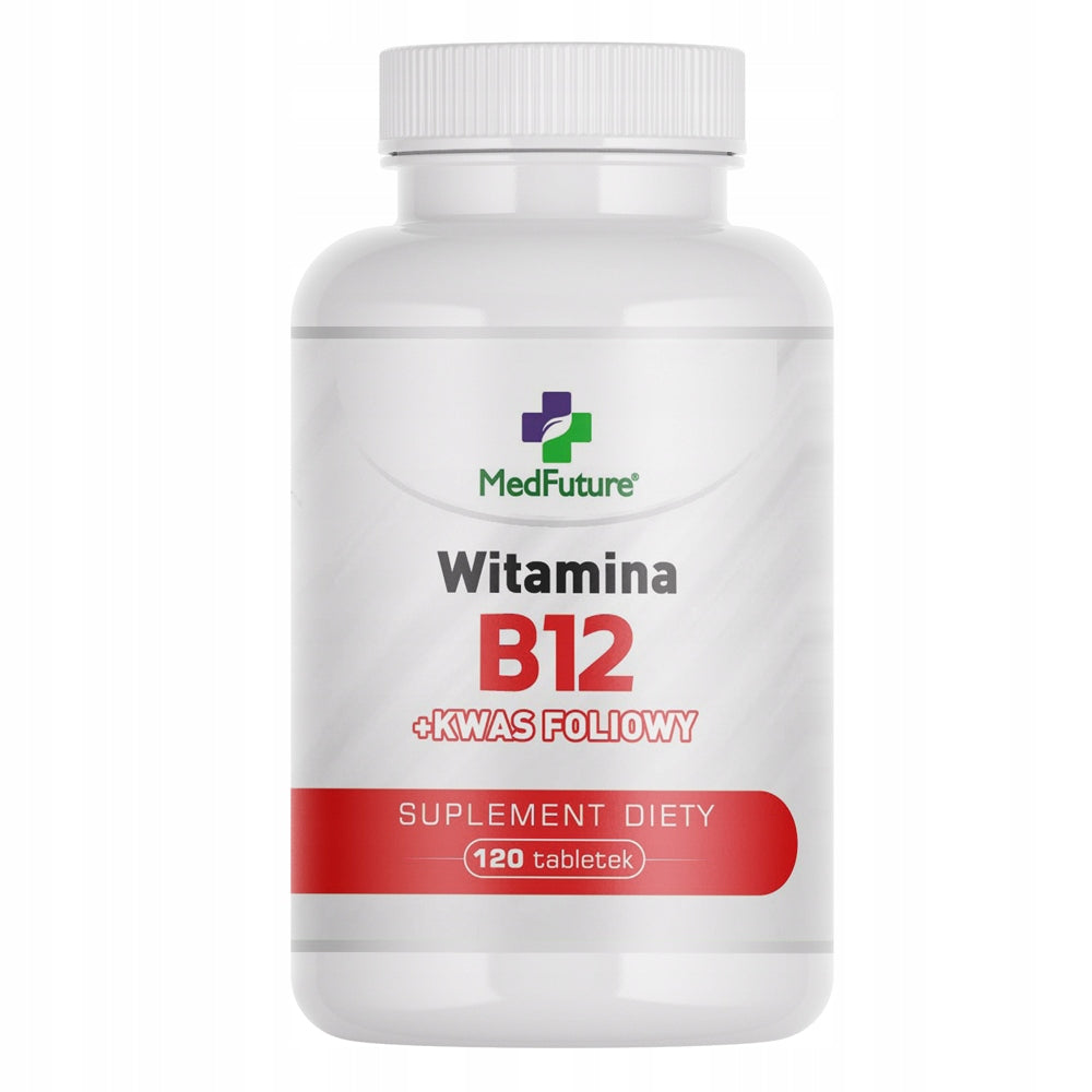 Vitamin B12 (METHYLCOBALAMIN) 1000 mcg + folic acid - 120 tablets