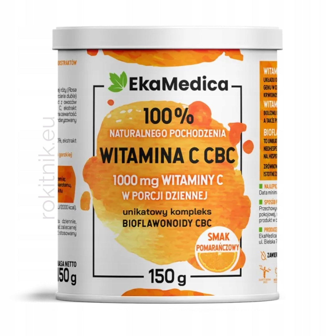 Vitamin C 100% natural - with CBC bioflavonoid complex - powder 150g