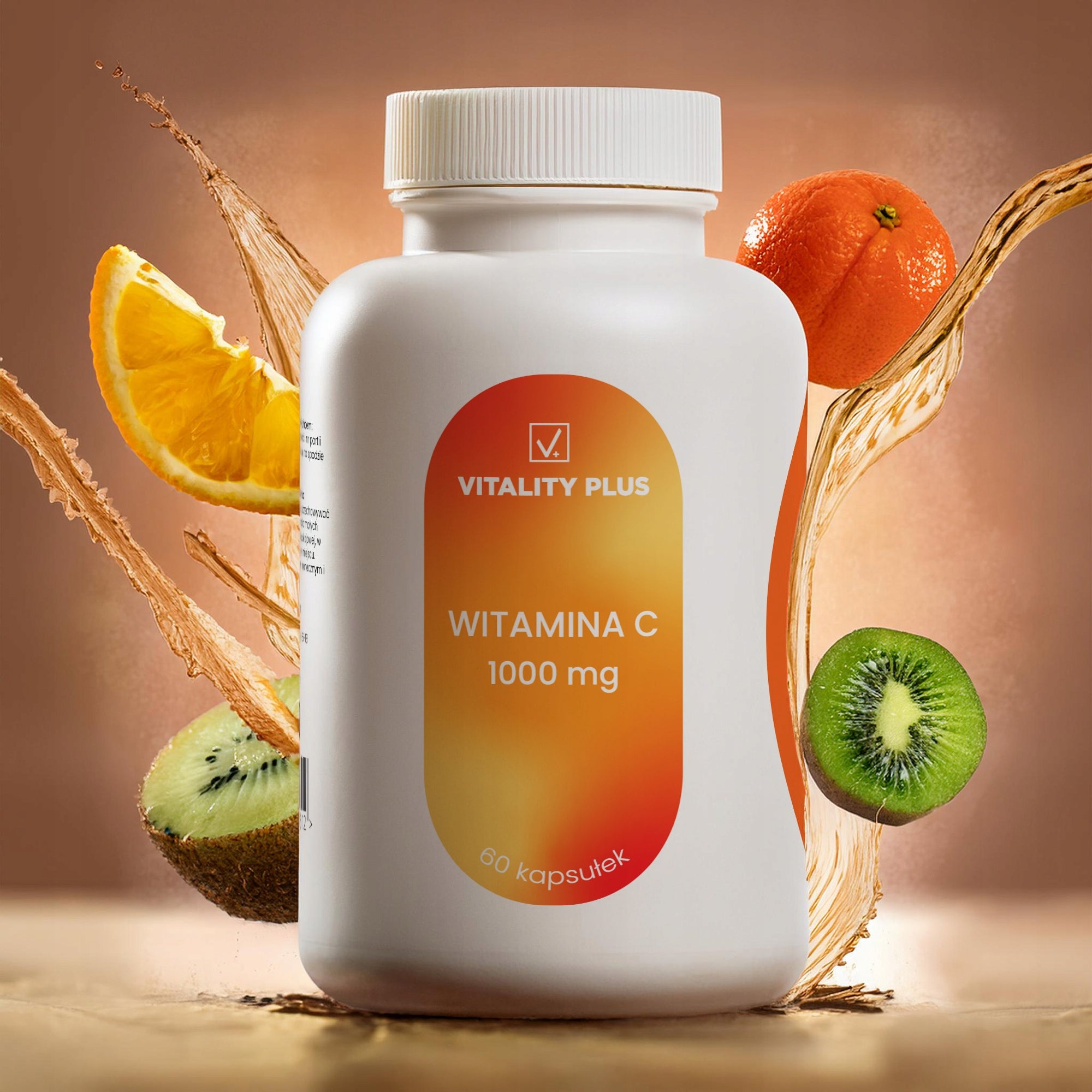 Vitamin C 1000 mg - 1250% RWS - L-ASCORBIC ACID Vitamin C - Immunity Manufacturer code Witamina C 1000 mg - 1250% RWS - 60 kapsułek