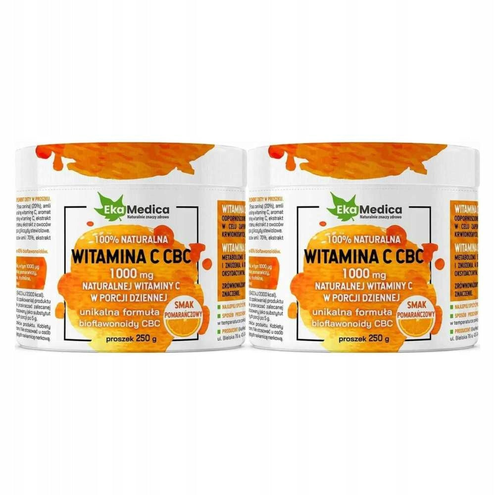 Vitamin C 1000 mg 250 g powder Ekamedica Manufacturer code 5902709522126