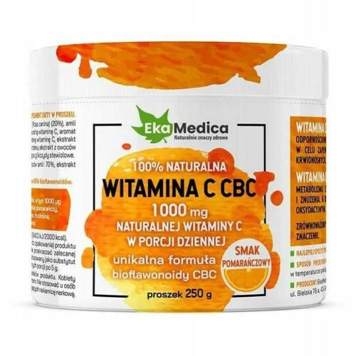Vitamin C 1000 mg 250 g powder Ekamedica