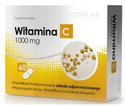 Vitamin C 1000 mg 60 capsules ACTIVLAB