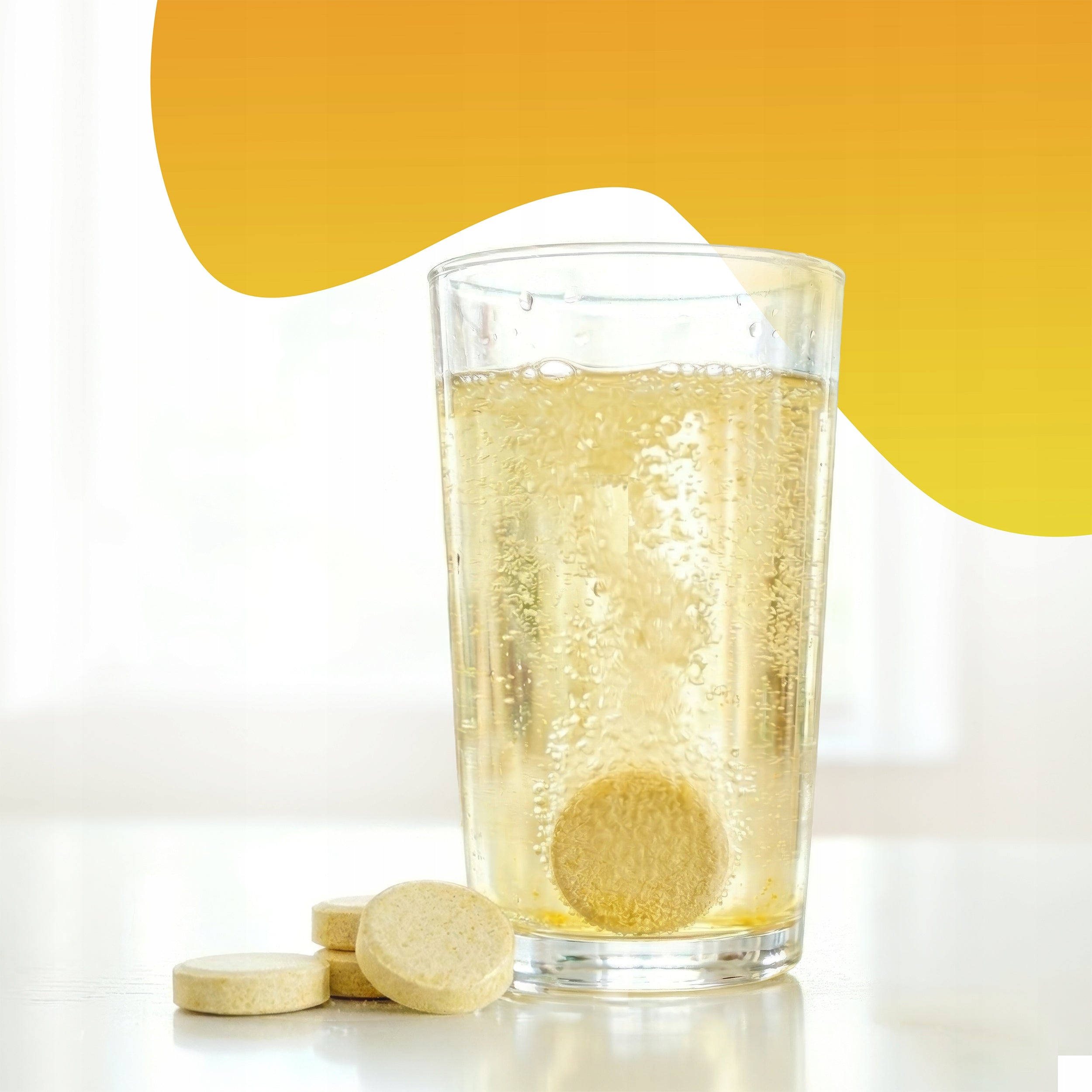 Vitamin C 1000mg 20 Effervescent Drinking TABLETS for Resistance Orange Brand Twój Cel To