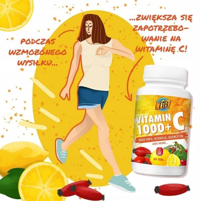 Vitamin C 1000mg Routine Quercitin Acerola Wild Rose 50 Servings Tablet Packaging status original
