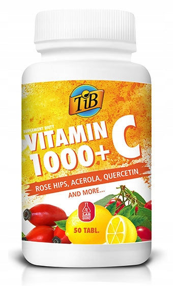 Vitamin C 1000mg Routine Quercitin Acerola Wild Rose 50 Servings Tablet