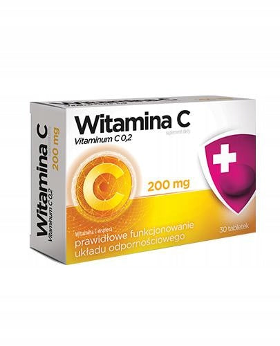 Vitamin C 200 mg Aflofarm 30 tablets