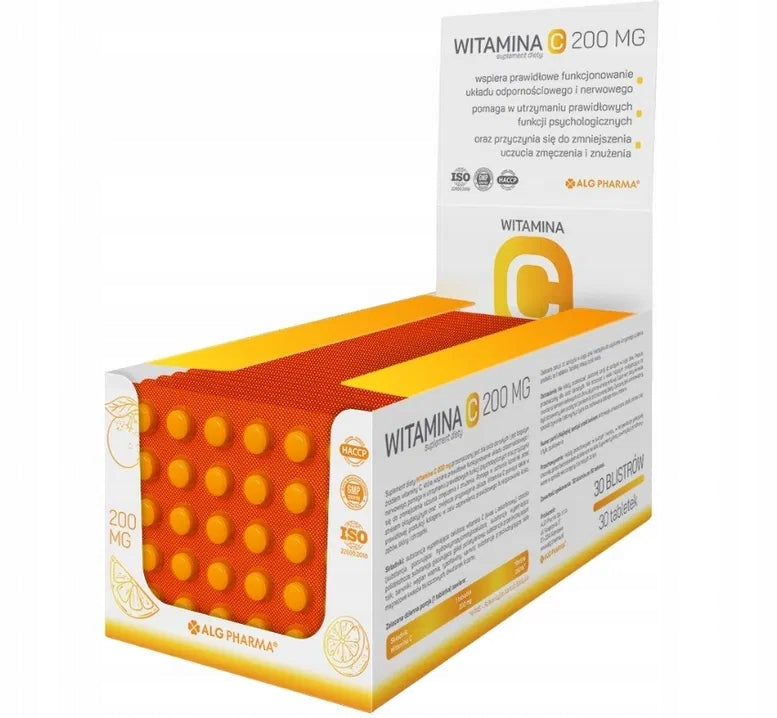 Vitamin C 200 mg tablets - 30 tabl.