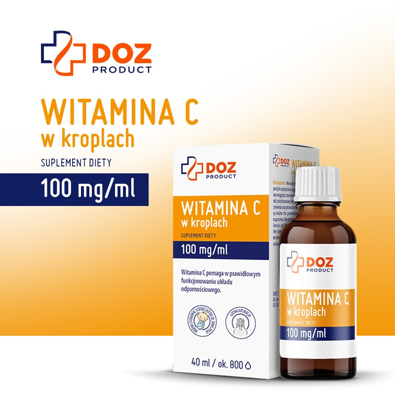 Vitamin C in drops, DOZ Product, 40 ml Brand DOZ