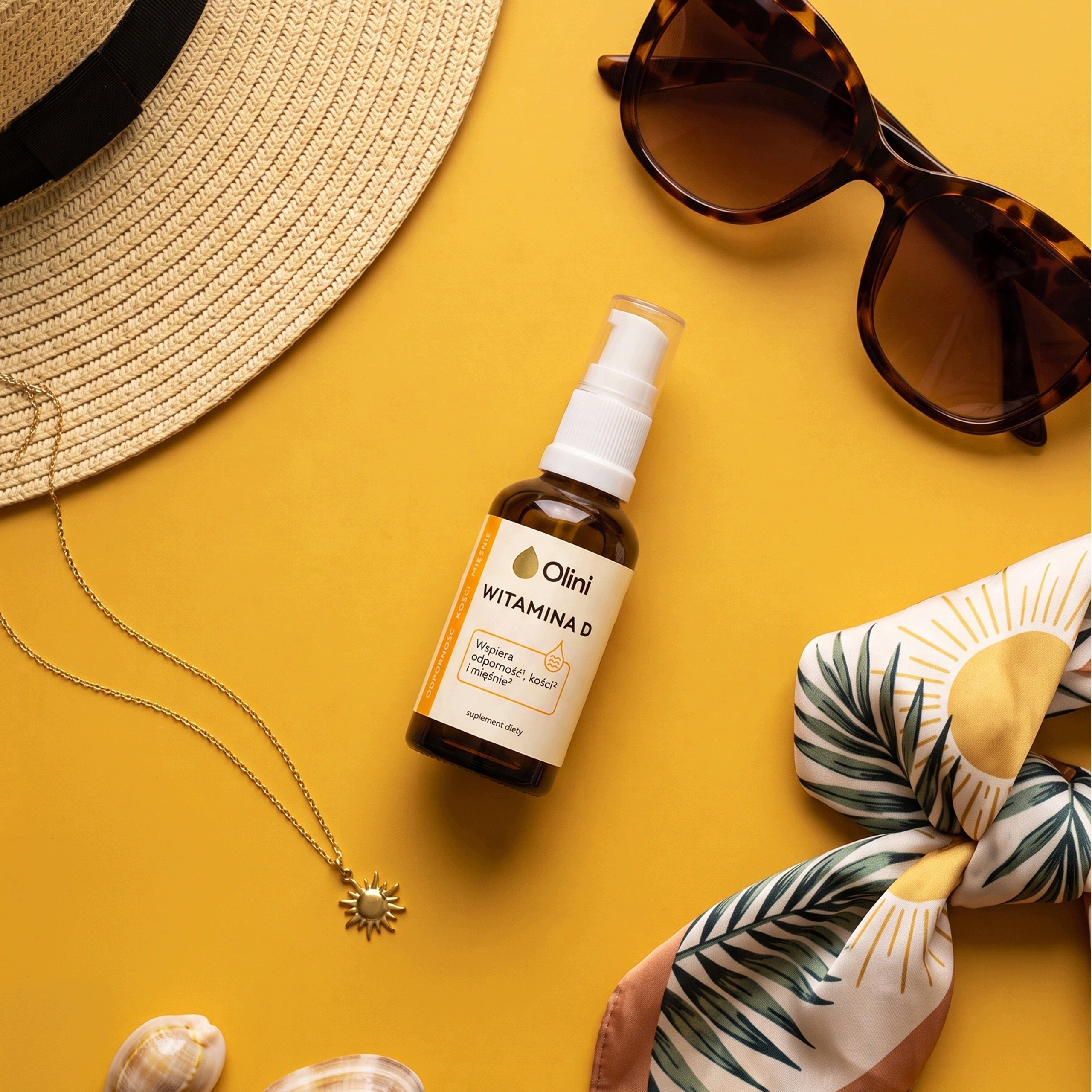 Vitamin D 2000UI in drops Olini resistance fatigue 230 servings 30 ml Manufacturer code Witamina D OLINI
