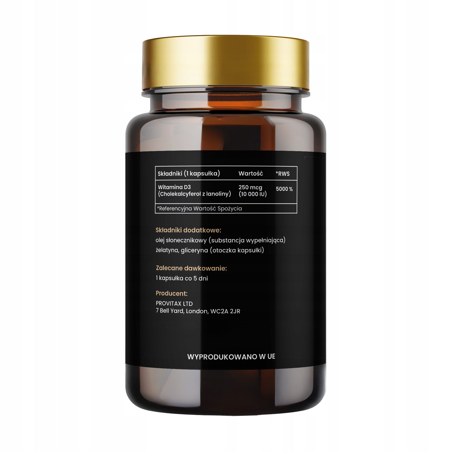 Vitamin D3 10000 IU 100 softgels bone resistance high dose Herbolatti Name other