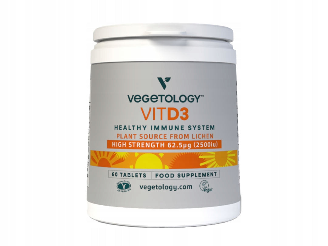 Vitamin D3 2500iu large dose 60tab WEGE Vegetology