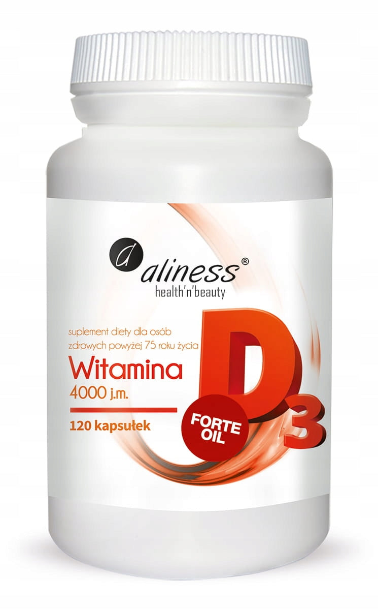 Vitamin D3 Forte Oil 4000 IU 120 pcs Aliness