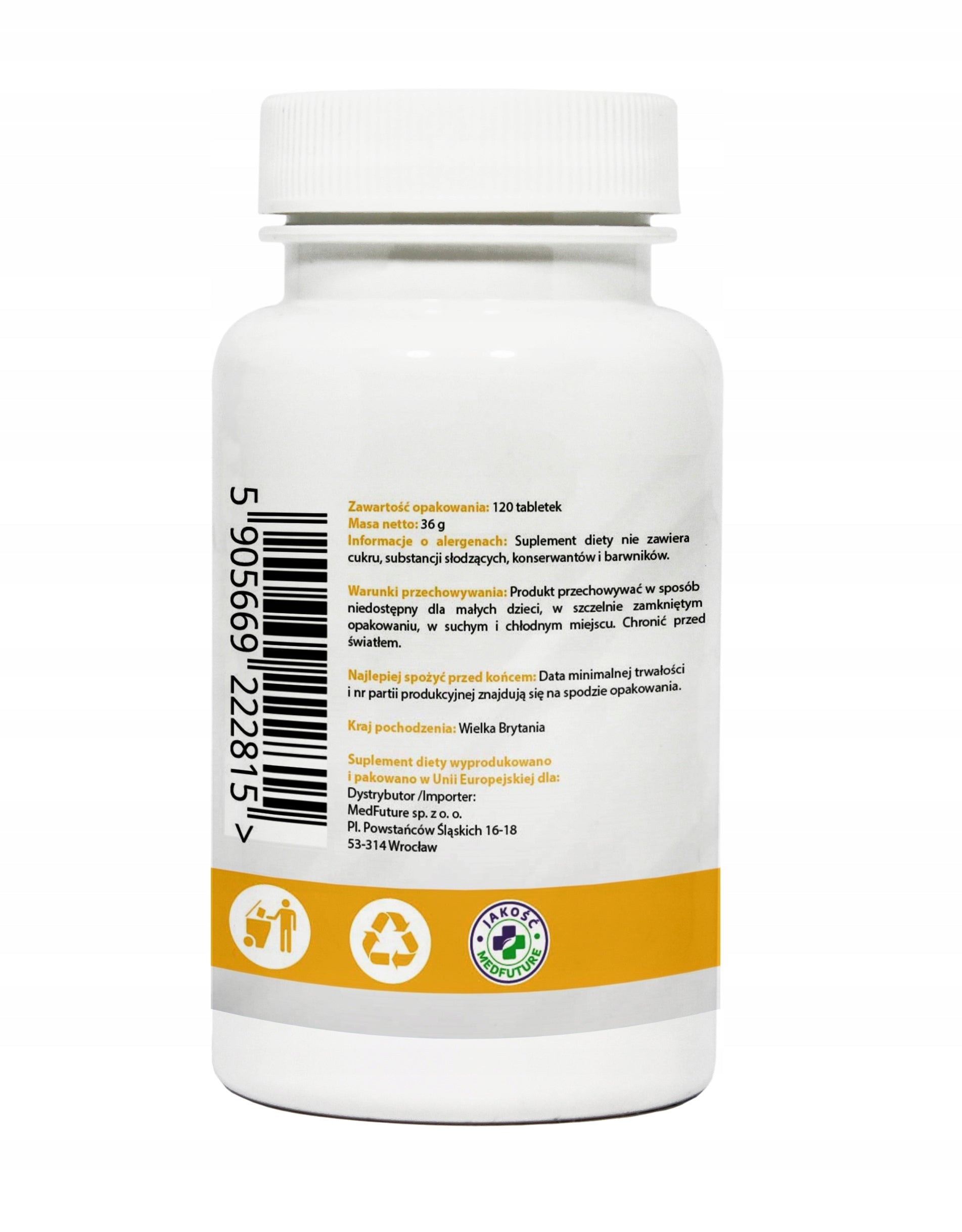 Vitamin D3 + K2 MK-7 Forte 4000IU 120 tablets Greater immunity Manufacturer code Witamina D3 + K2 MK-7 4000IU