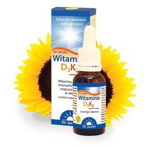 Vitamin D3K2 (menaquinone-7, MK-7) 20ml DR JACOBS