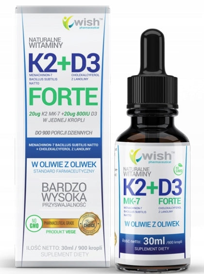 Vitamin K2 MK-2 + D3 in Drops 30ml EAN (GTIN) 5905279219915