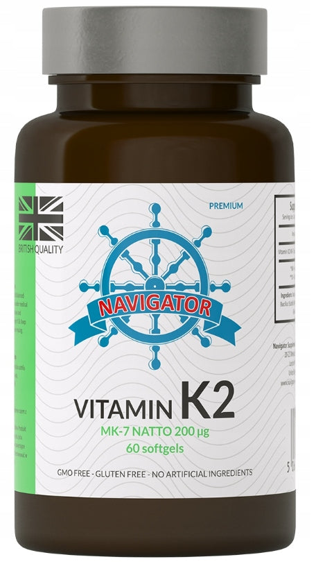 Vitamin K2 MK-7 200 μg 60 caps., Navigator