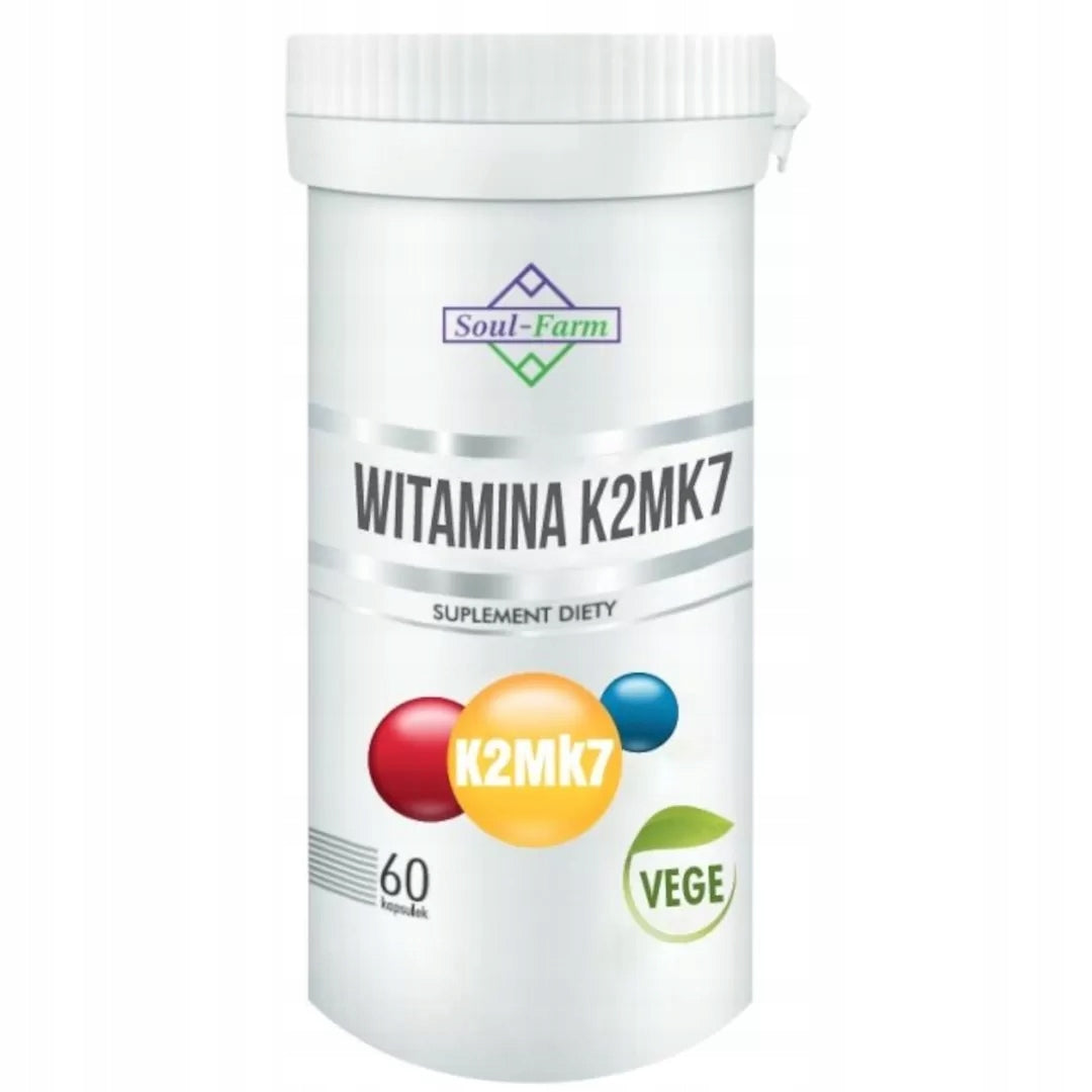 Vitamin K2 MK7 (100 µg) 60 capsules - Soul Farm