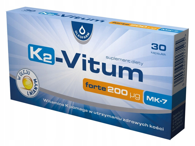 Vitamin K2 OLEOFARM K2-Vitum Forte 200 (30 capsules)