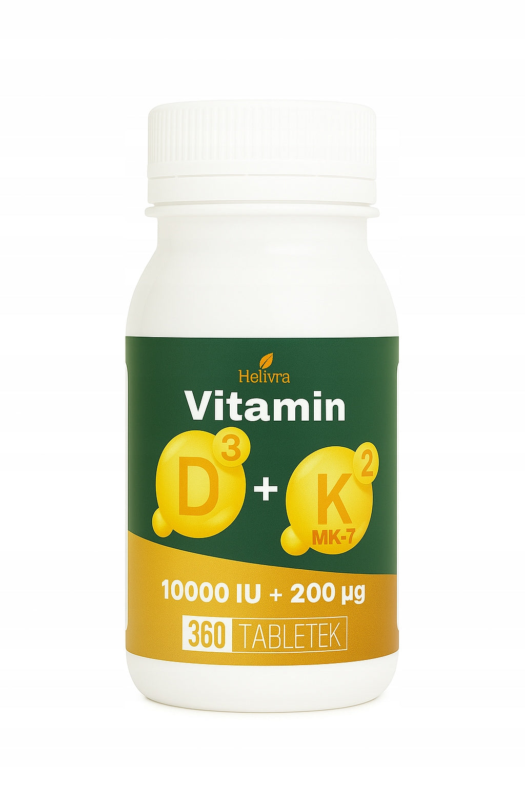 Vitamin d3 10 000 k2 MK7 360tab immunity bone wellbeing stress Form tablets