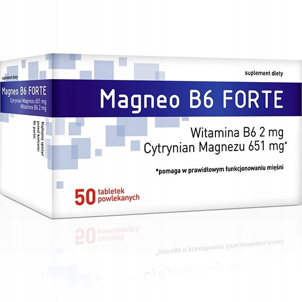 Vitamin tablets MBM Pharma Magneo B6 Forte magnesium