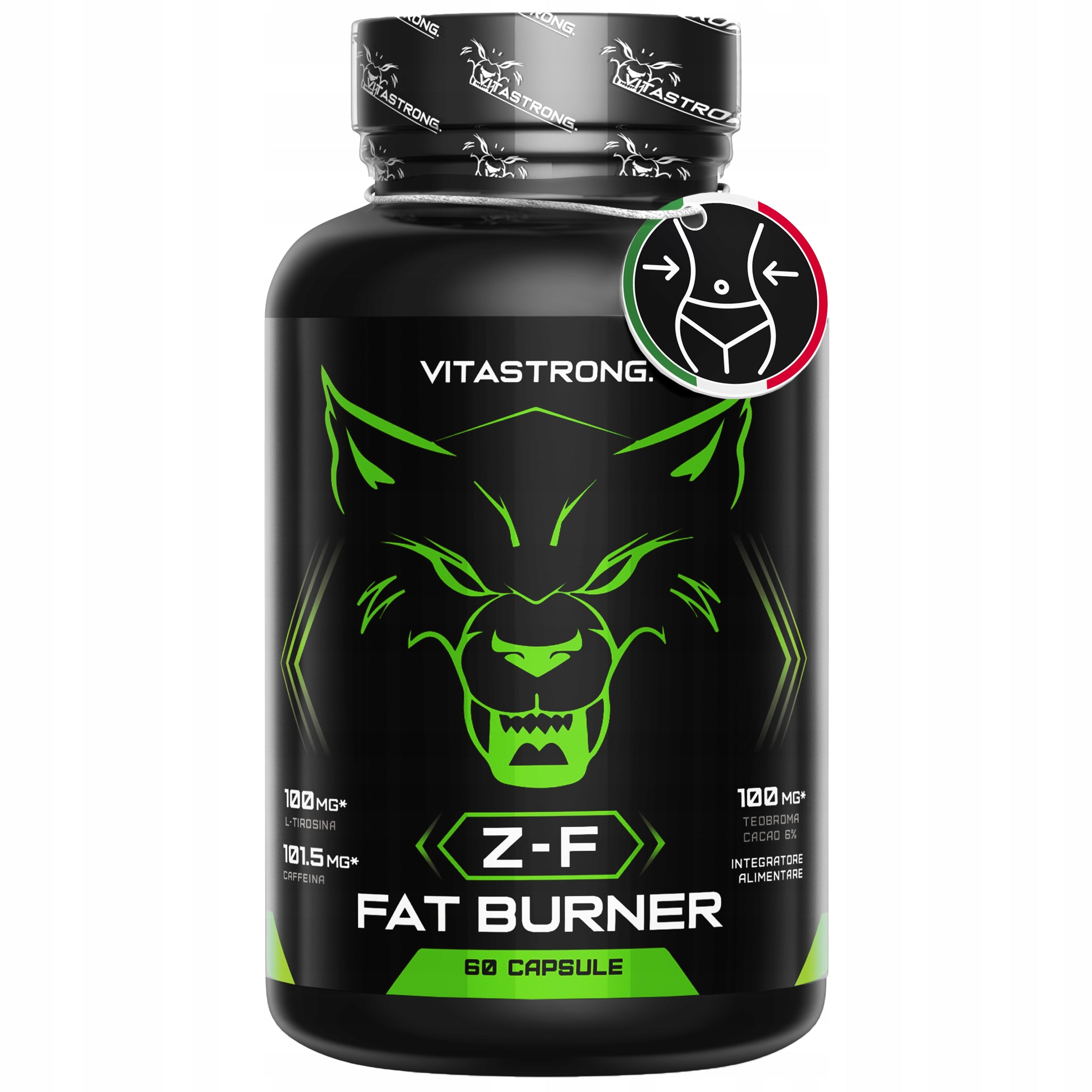 Vitastrong Z-F Thermogenic 60 caps Fat Burner Metabolism Weight Loss