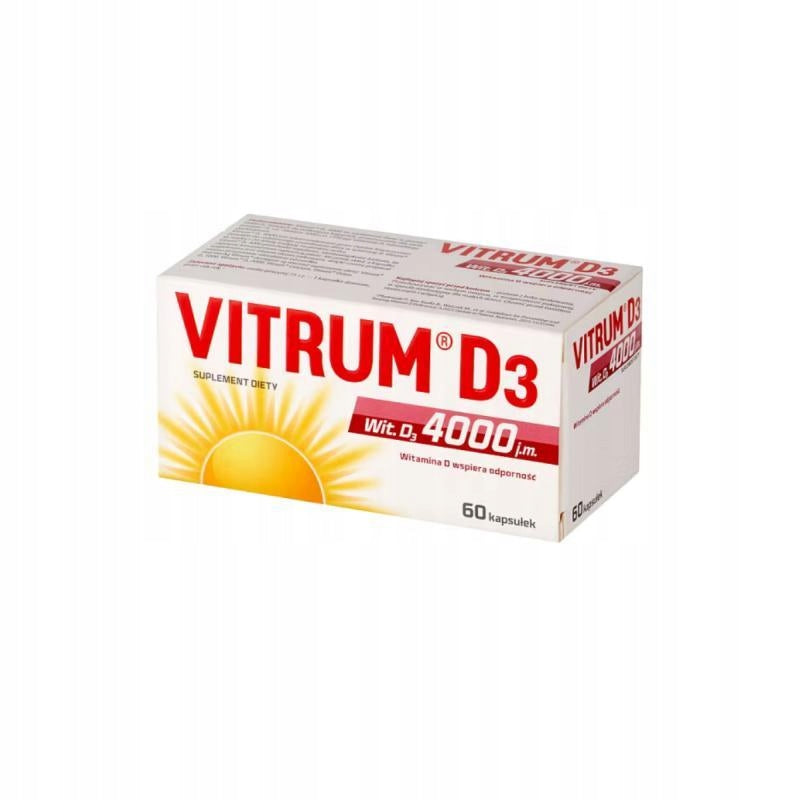 Vitrum D3 4000 IU 60 capsules for immunity