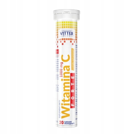 Vitter Blue Vitamin C 1000 mg FORTE 20 effervescent tablets