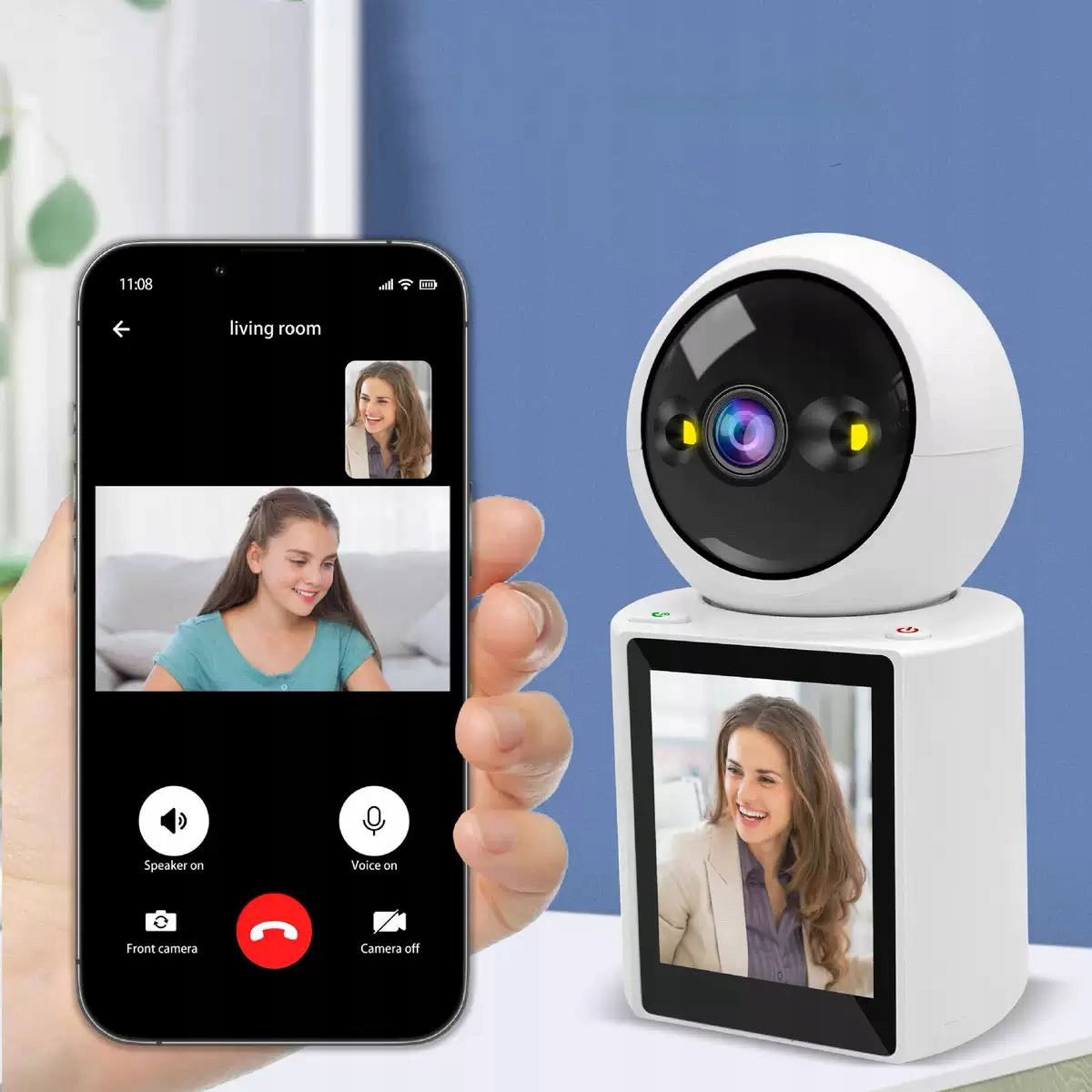 Vnútorná Wi-Fi VIDEO CALLING SMART SURVEILLANCE CAMERA 1080P FHD