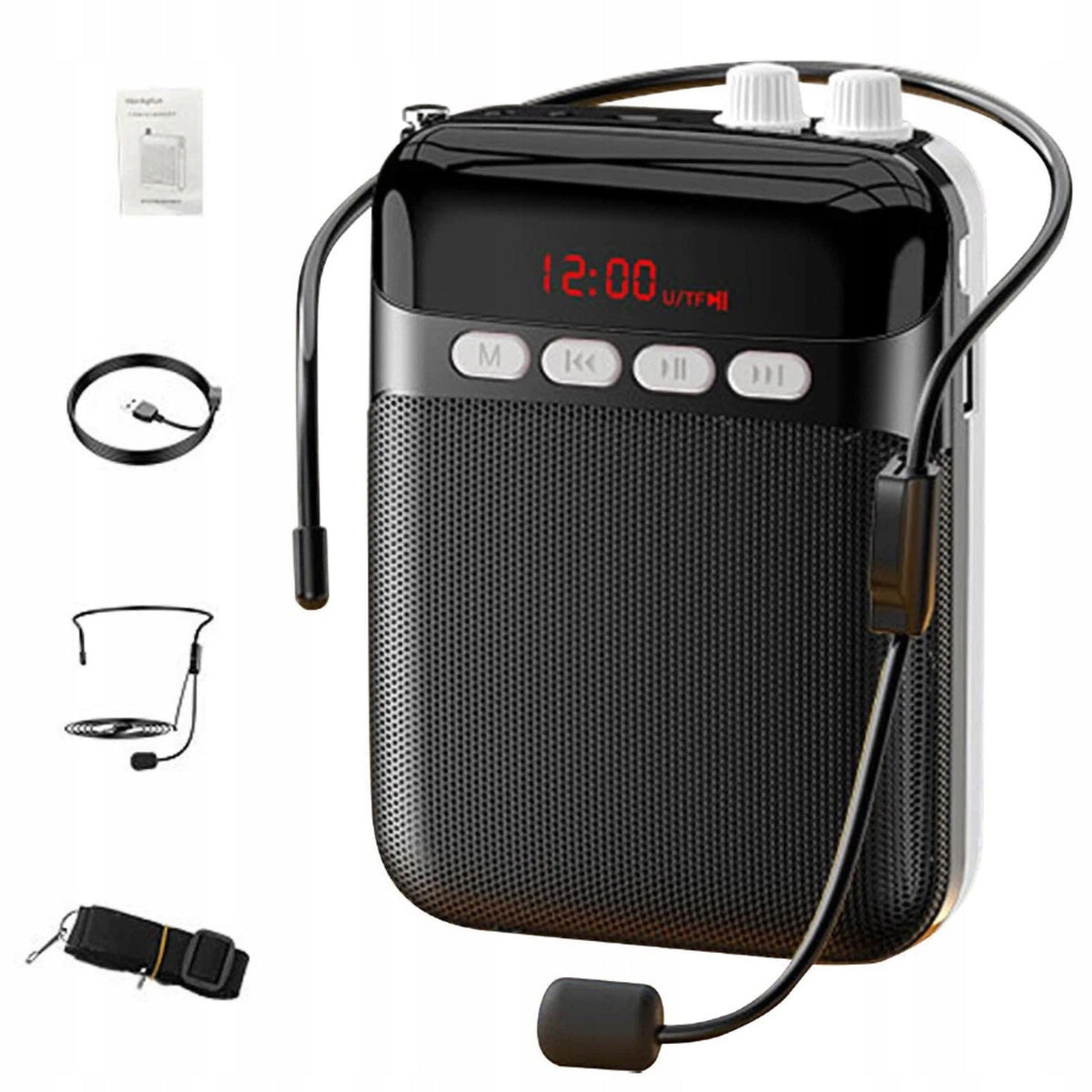 Voice Amplifier Microphone + FM for Tourist Guide, Teacher