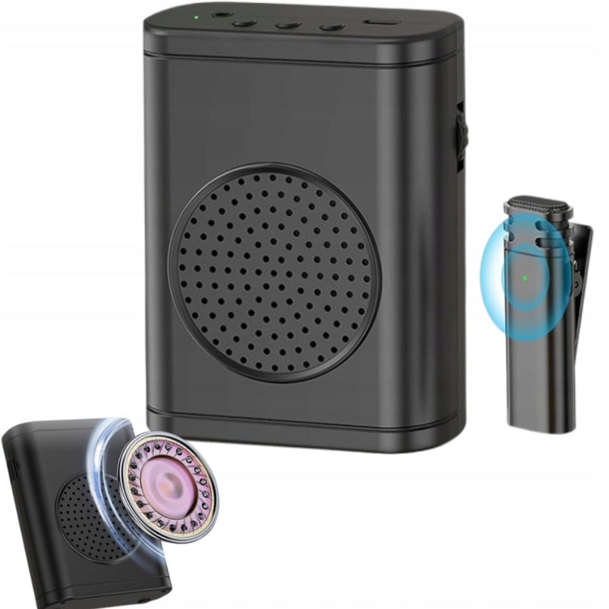 Voice Amplifier Wireless Microphone Portable Speaker (R3)