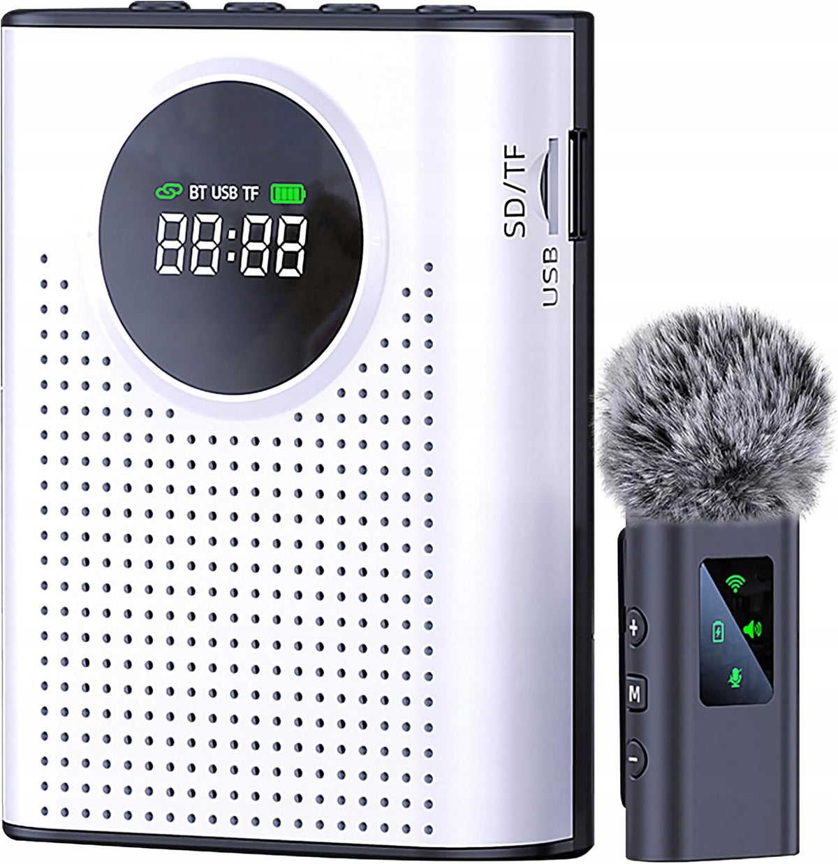 Voice Amplifier ZERFUN S67 18W microphone lavalier teacher