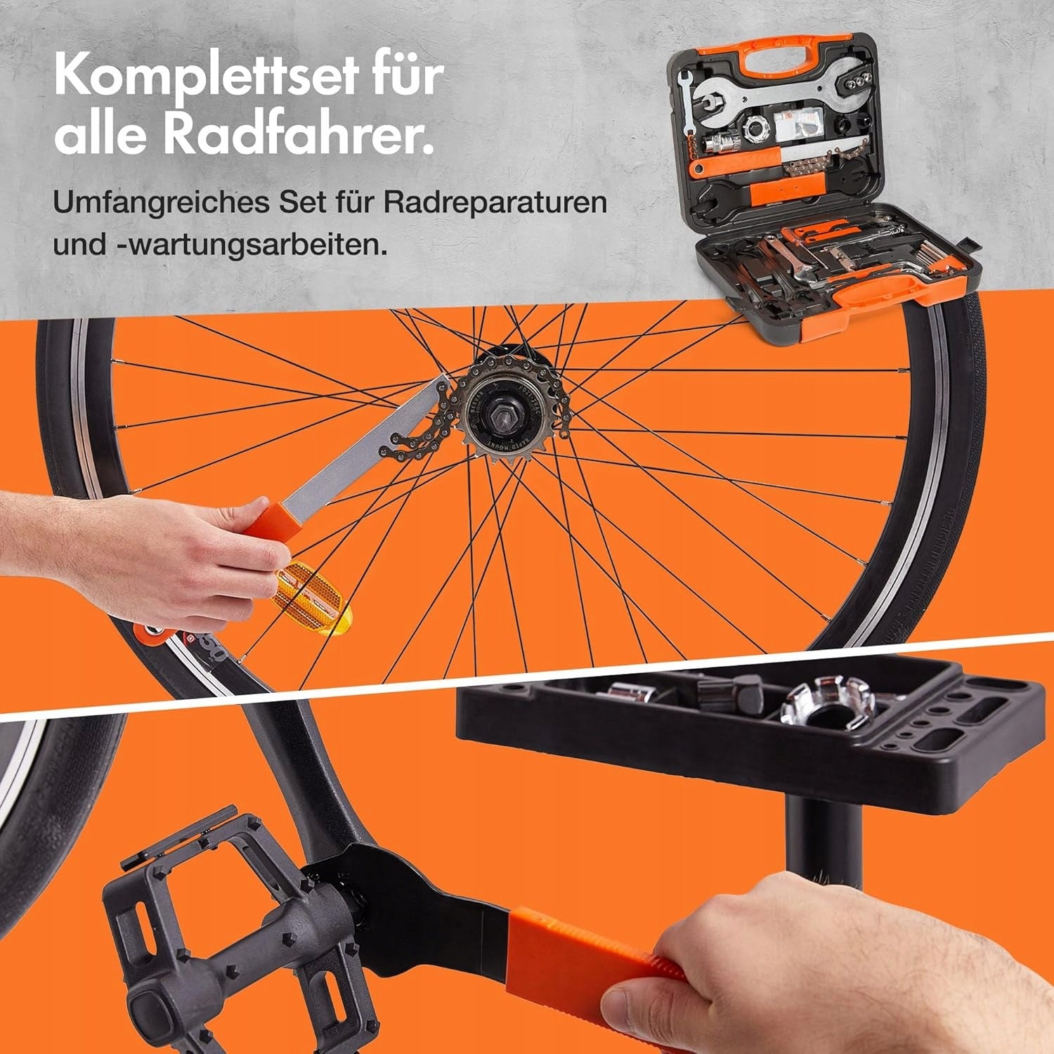 Vonhaus 35-Piece Bicycle Tool Set – Repair Kit 3500242 Brand no brand