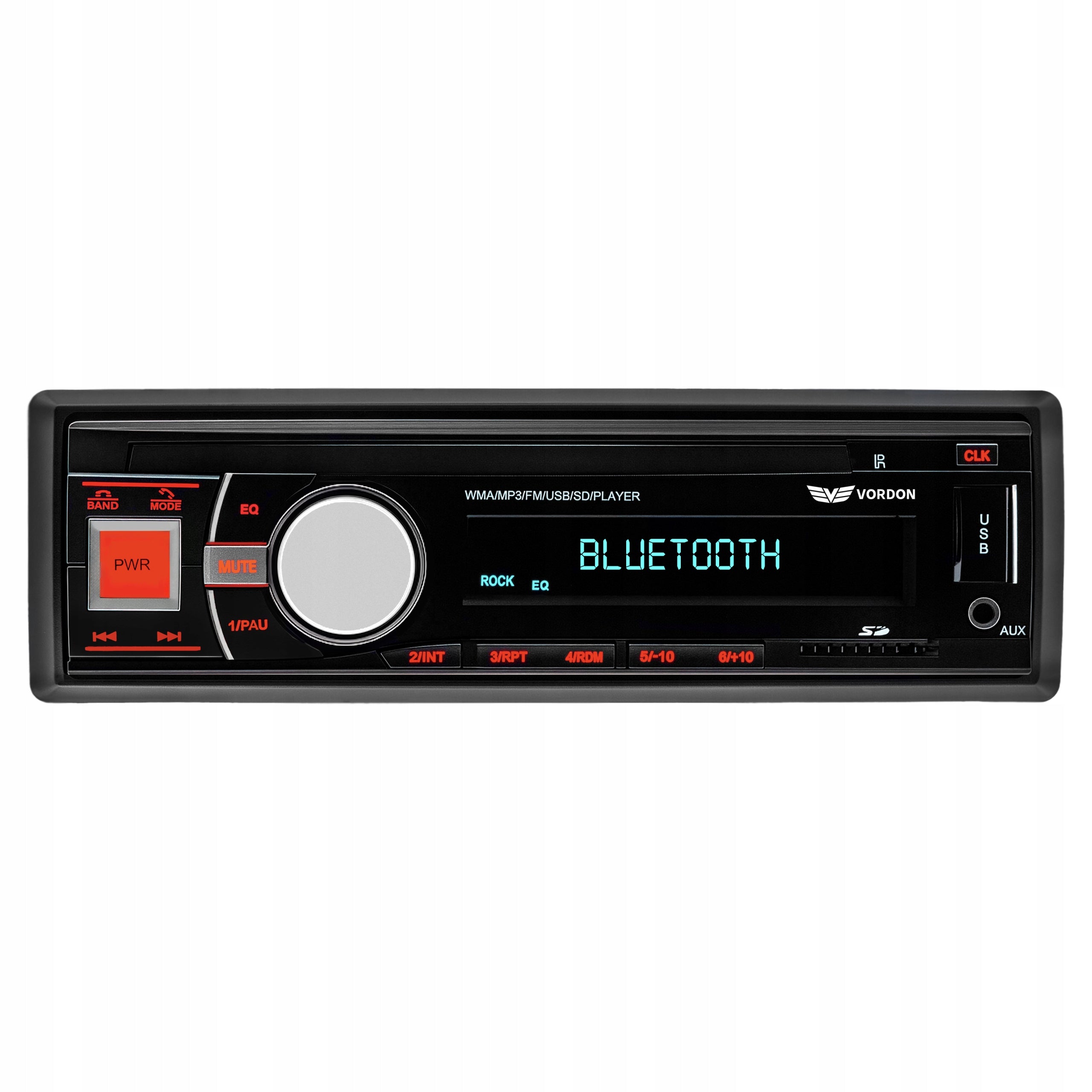 Vordon HT-172 car radio Bluetooth AUX MP3 SD USB + remote control
