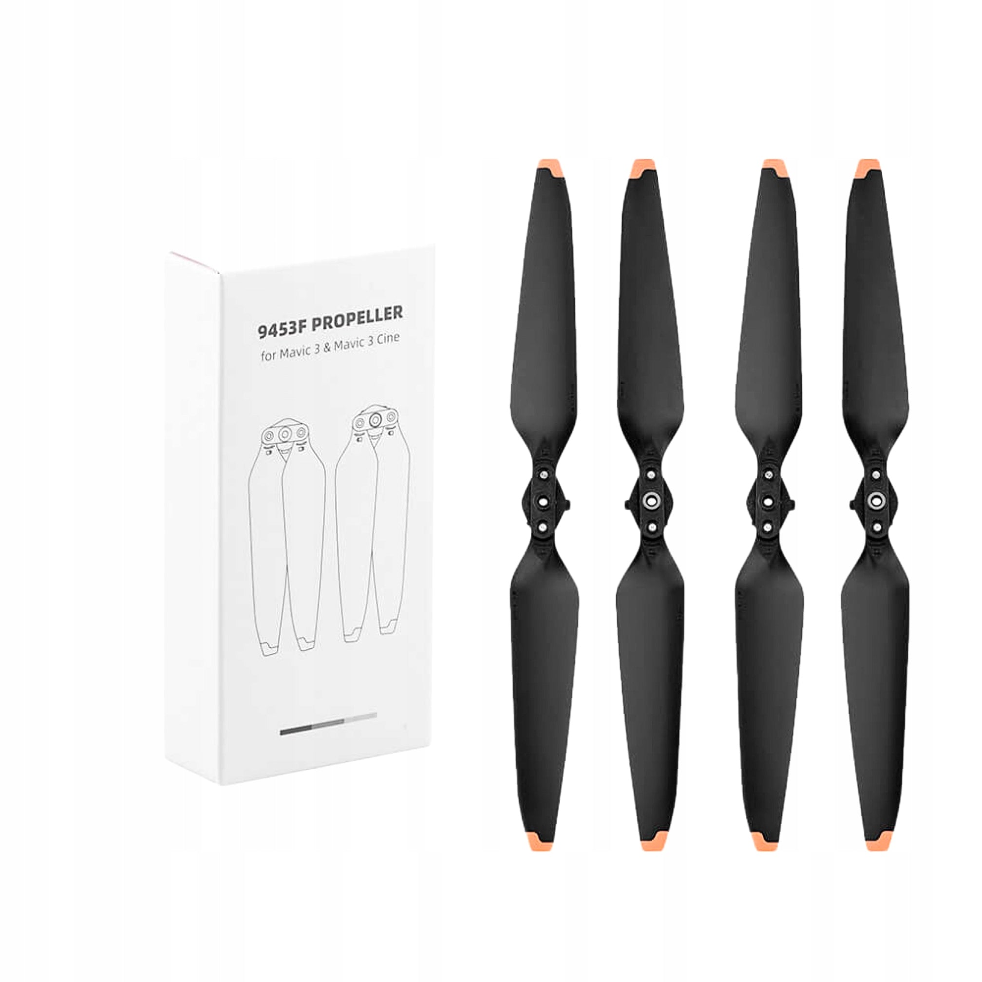 Vrtule dron DJI Mavic 3, 3 Pro, 3 Cine, Classic 9453F komplet Low Noise EAN (GTIN) 5906306229754
