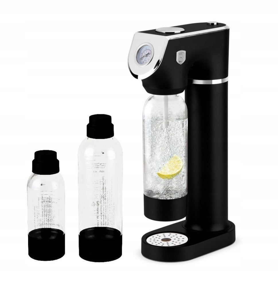 Výrobník sody SODABAR + 2 lahve Matte Black Collection BH-8598