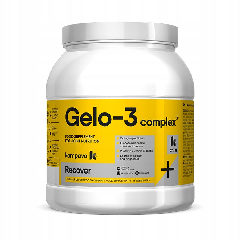 Výživa na kĺby Kompava Gelo 3 Complex Pomaranč 390 g