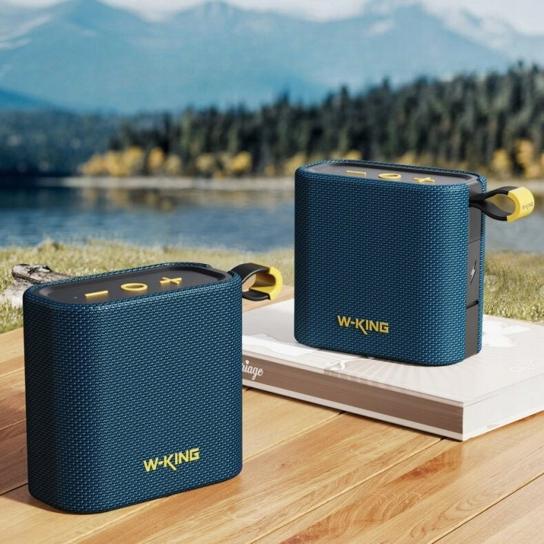 W-King D2 Bluetooth Speaker, IPX7, TWS, FM, AUX, Blue Manufacturer code Głośnik przenośny Bluetooth Radio D2 W-King