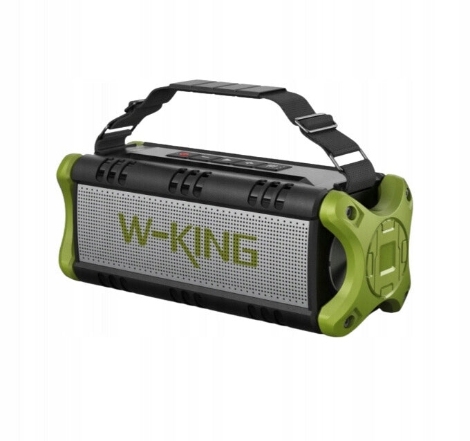 W-King D8 Bluetooth Speaker, 90W Peak, IPX6, Powerbank, AUX, Green