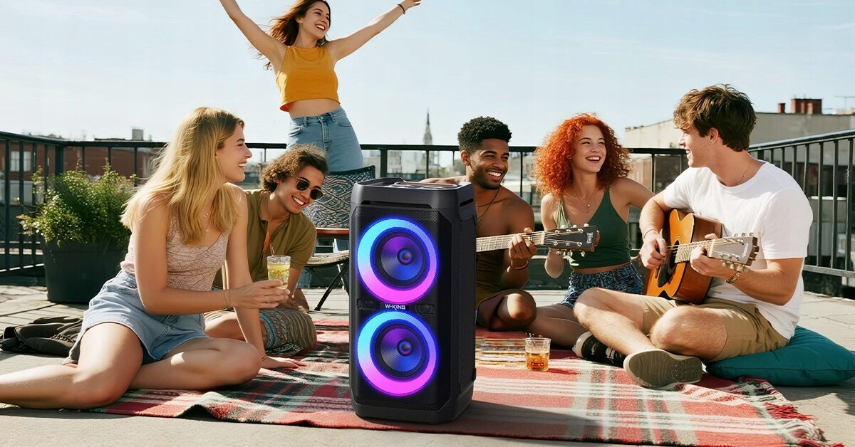 W-King T11 Bluetooth Speaker, 240W Peak, RMS, IPX6, Powerbank, TWS, Black Manufacturer code T11-BLK