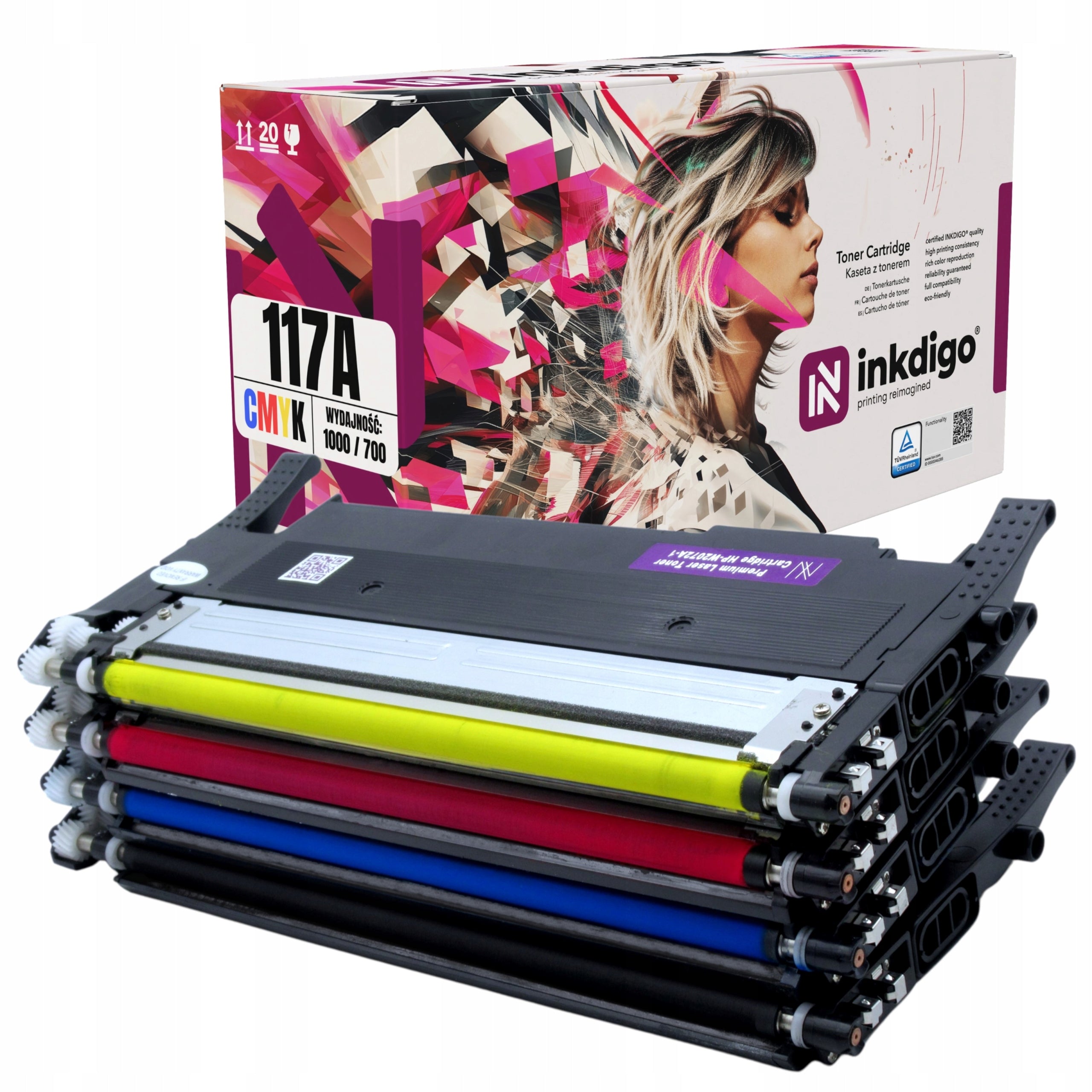 W2070A XL -4 CHIP TONERS for HP LASER 150a 150nw MFP 178nw 179fnw 179fng