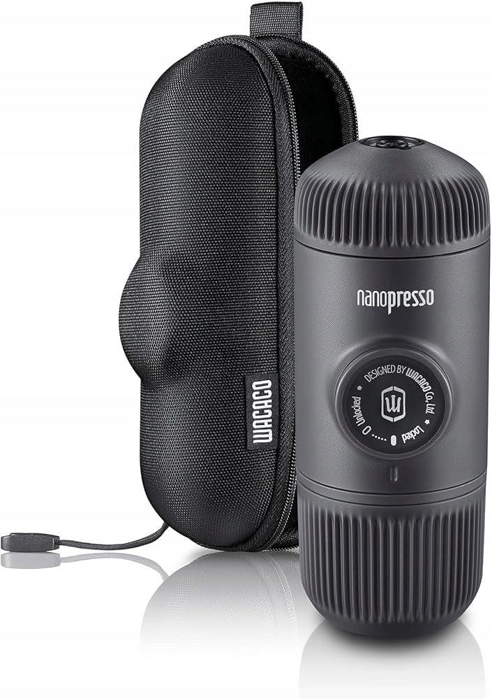 WACACO Nanopresso - Portable Espresso Maker with S-Case (Black)
