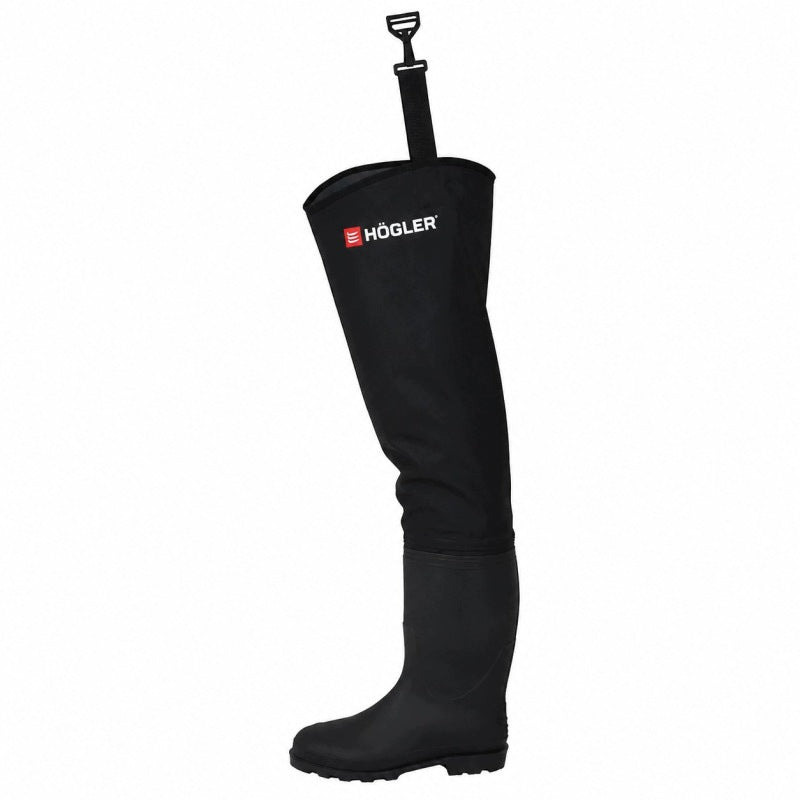 WADERS FISHING BOOTS SIZE42 RUBBER BOOTS FOR GROIN FISHING WELLIES BLACK Packaging status original