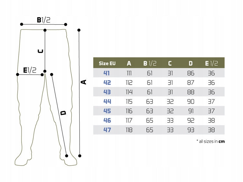 WADING TROUSERS DELPHIN HRON PANTS / 42 EAN (GTIN) 8586018512091