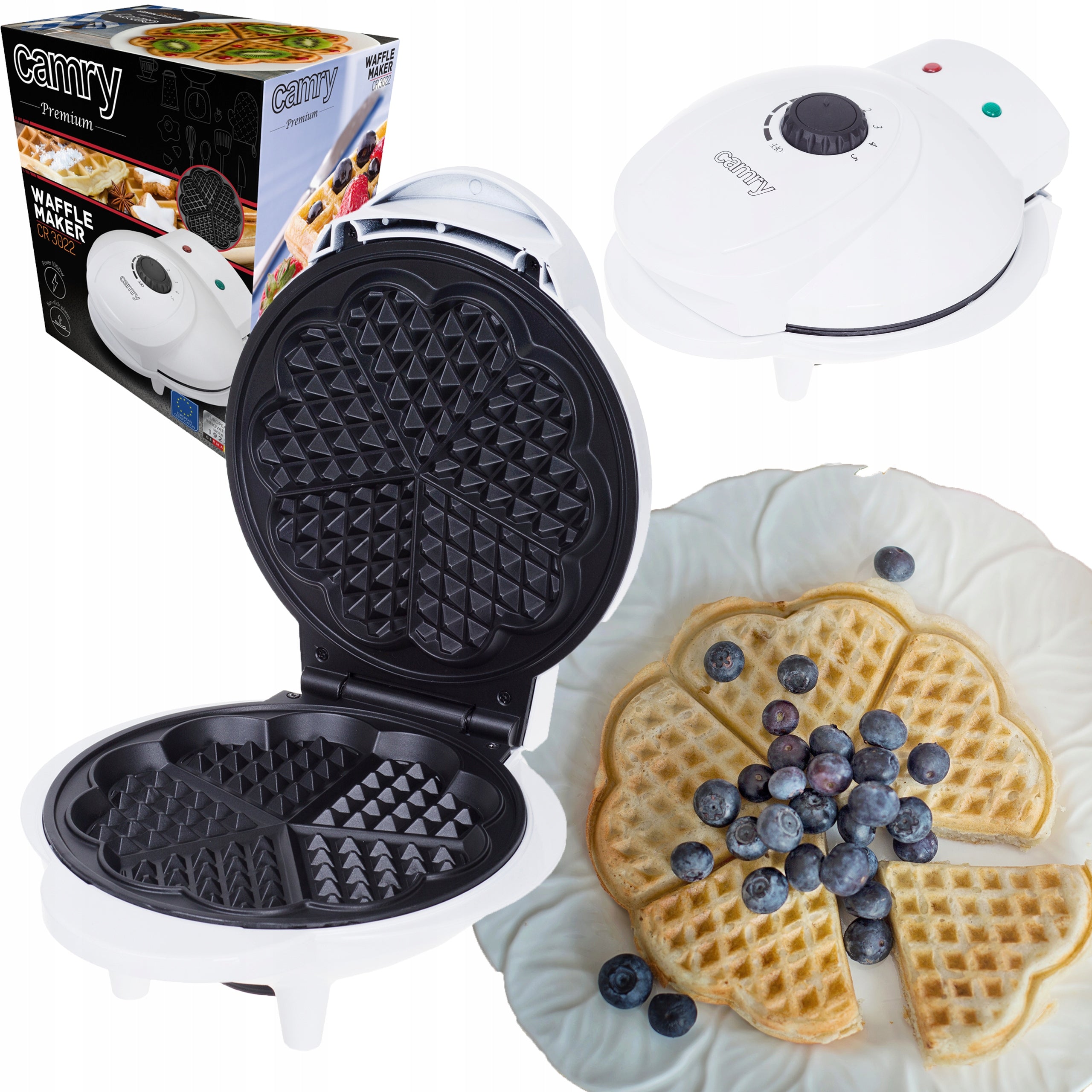 WAFER HEARTS WAFER THERMOSTAT POWER XL Hearts Power 1000 W Brand CR